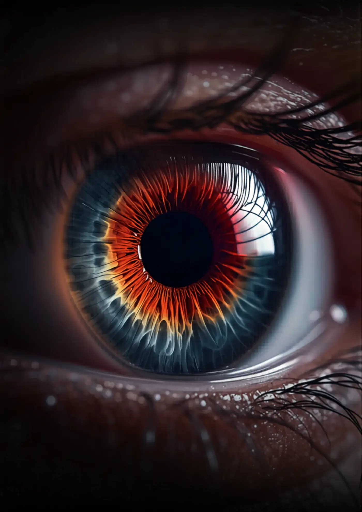 Macro eye photography
